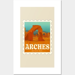 Arches National Park Stamp Posters and Art